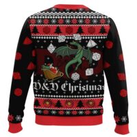 Hooktab D&D Christmas Dungeons & Dragons Ugly Christmas Sweater