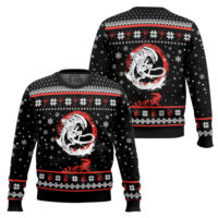Hooktab Deadly Xenomorph Alien Ugly Christmas Sweater