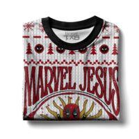 Hooktab Deadpool Marvel Jesus Ugly Christmas Sweater