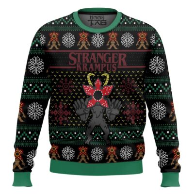 Demogorgon Krampus Stranger Things Ugly Christmas Sweater
