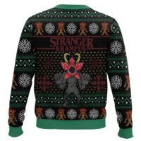 Hooktab Demogorgon Krampus Stranger Things Ugly Christmas Sweater