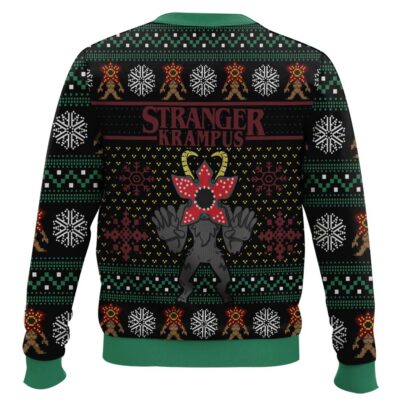 Hooktab Demogorgon Krampus Stranger Things Ugly Christmas Sweater