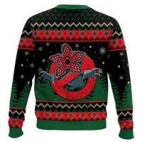 Hooktab Demogorgon Stranger Things Ugly Christmas Sweater