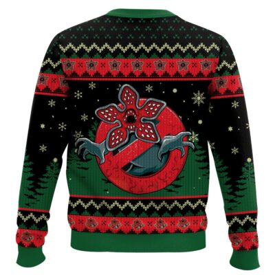 Hooktab Demogorgon Stranger Things Ugly Christmas Sweater