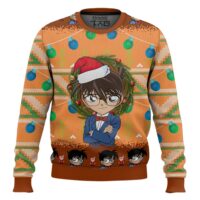 Hooktab Detective Conan Case Closed Ugly Christmas Sweater