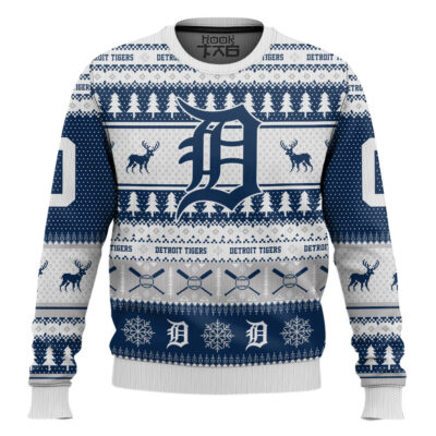 Detroit Tigers - Custom Name And Number Ugly Sweater