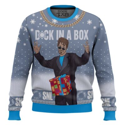 Dick In A Box Saturday Night Live Ugly Christmas Sweater