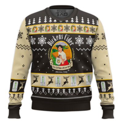Dickens Cider Ugly Christmas Sweater