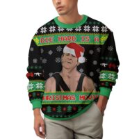 Hooktab Die Hard Is A Christmas Movie Die Hard Ugly Christmas Sweater