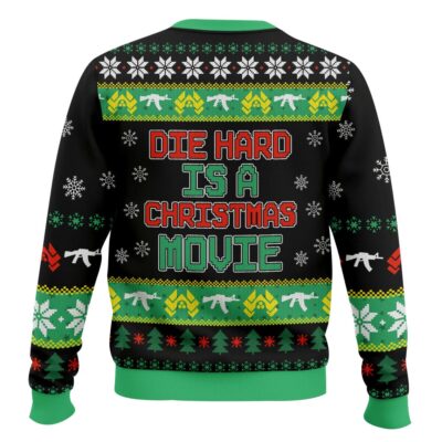 Hooktab Die Hard Is A Christmas Movie Die Hard Ugly Christmas Sweater