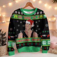 Hooktab Die Hard Is A Christmas Movie Die Hard Ugly Christmas Sweater
