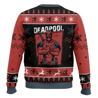 Hooktab Do I Look Like I Care Deadpool Ugly Christmas Sweater