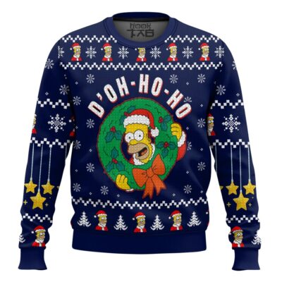 D’oh Ho Ho The Simpsons Ugly Christmas Sweater