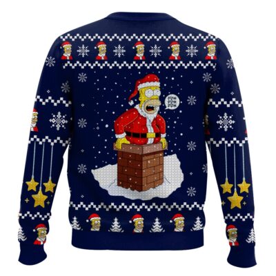 Hooktab D’oh Ho Ho The Simpsons Ugly Christmas Sweater