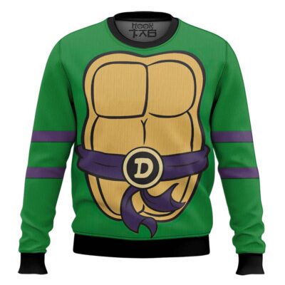 Don Outfit Teenage Mutant Ninja Turtles Ugly Christmas Sweater