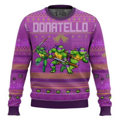Donatello Teenage Mutant Ninja Turtles Ugly Christmas Sweater