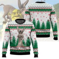 Hooktab Donkey The Shrek Ugly Christmas Sweater