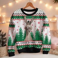 Hooktab Donkey The Shrek Ugly Christmas Sweater
