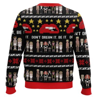 Hooktab Don’t Dream It Be It The Rocky Horror Picture Show Ugly Christmas Sweater