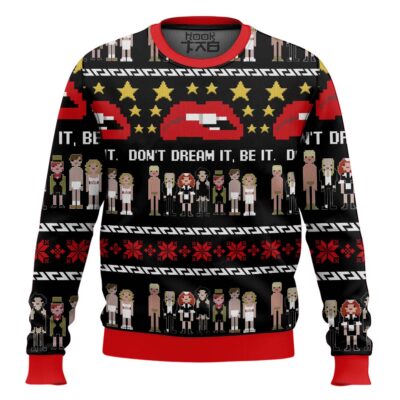 Don't Dream It Be It The Rocky Horror Picture Show Ugly Christmas Sweater