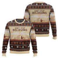 Hooktab Don't Stop Believing Thatgamecompany Journey Ugly Christmas Sweater