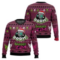 Hooktab Doom! Invader Zim Ugly Christmas Sweater