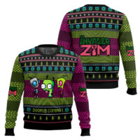 Hooktab Doom Is Coming Invader Zim Ugly Christmas Sweater