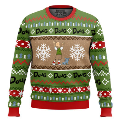Doug Nickelodeon Ugly Christmas Sweater