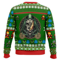 Hooktab Dr Doom I Hate You 3000 Ugly Christmas Sweater
