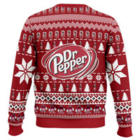 Hooktab Dr Pepper Diet Soda Ugly Christmas Sweater