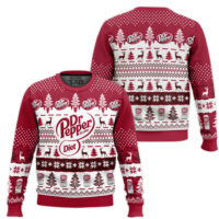 Hooktab Dr Pepper Diet Ugly Christmas Sweater
