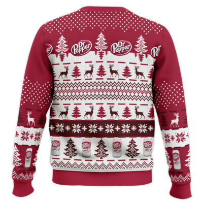 Hooktab Dr Pepper Diet Ugly Christmas Sweater