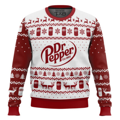 Dr Pepper Soda Ugly Christmas Sweater