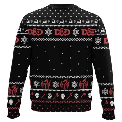 Hooktab Dragon Dice Dungeons & Dragons Ugly Christmas Sweater