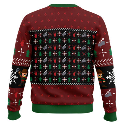 Hooktab Dream The Notorious B.I.G Freddy Krueger Ugly Christmas Sweater