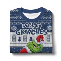 Hooktab Drink Up Grinches Busch Light Ugly Christmas Sweater