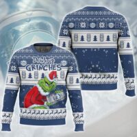 Hooktab Drink Up Grinches Busch Light Ugly Christmas Sweater