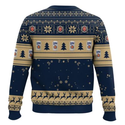 Hooktab Drink Up Grinches Miller Lite Ugly Christmas Sweater