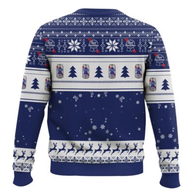 Hooktab Drink Up Grinches Pabst Blue Ribbon Ugly Christmas Sweater