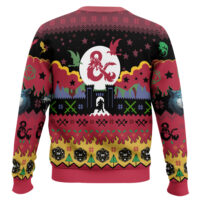 Hooktab Dungeons & Dragons Ugly Christmas Sweater