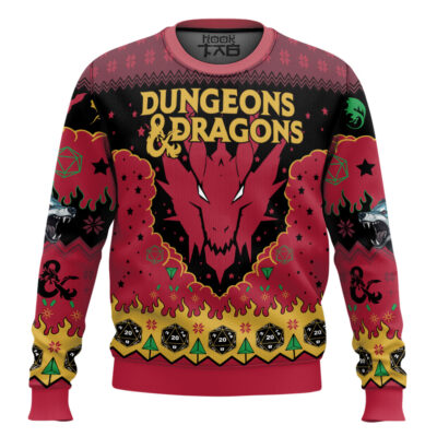 Dungeons & Dragons Ugly Christmas Sweater