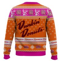 Hooktab Dunkin’ Donuts Ugly Christmas Sweater