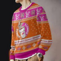 Hooktab Dunkin’ Donuts Ugly Christmas Sweater