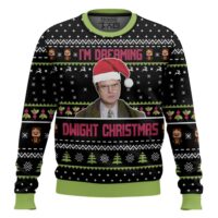 Hooktab Dwight Christmas The Office Ugly Christmas Sweater