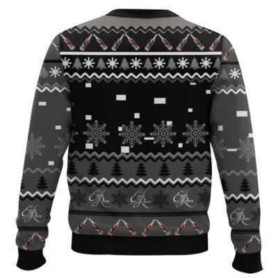 Hooktab Eagle Rare Bourbon Whiskey Ugly Christmas Sweater