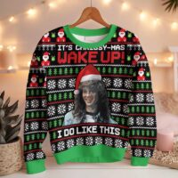 Hooktab Eddie Munson It's Chrissy-mas Stranger Things Ugly Christmas Sweater