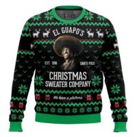 Hooktab El Guapo's Christmas Sweater Company Three Amigos Ugly Christmas Sweater