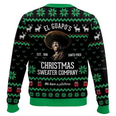 Hooktab El Guapo’s Christmas Sweater Company Three Amigos Ugly Christmas Sweater