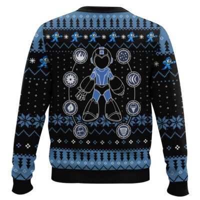 Hooktab Elemental Weapon Mega Man Ugly Christmas Sweater