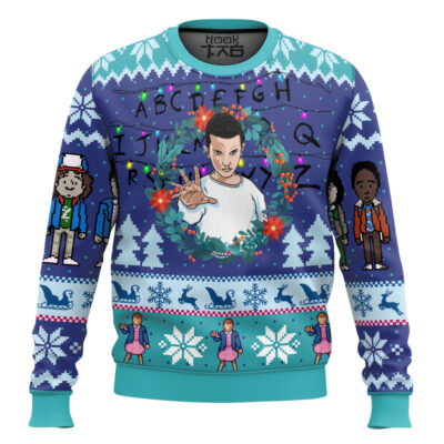 Eleven Stranger Things Ugly Christmas Sweater
